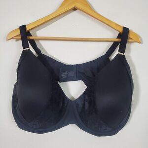 Soma Women's Bra 42DDD Black Embraceable Perfect Coverage Lace Full Underwire
